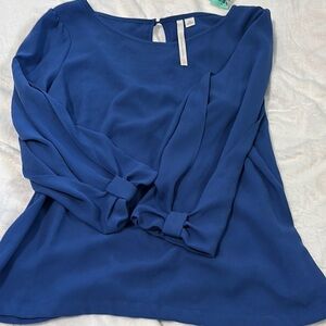 Elegant Blue Women's Top